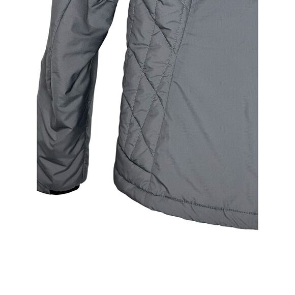 Patagonia Womens Micro Puff Hooded Jacket Medium Primaloft Nickel Gray Pockets - Picture 7 of 16
